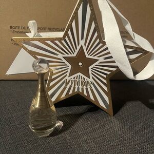 Dior Star Box ornament with Gold and White Accents